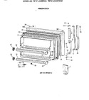 Diagram for 1 - Freezer Door