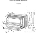 Diagram for 1 - Freezer Door