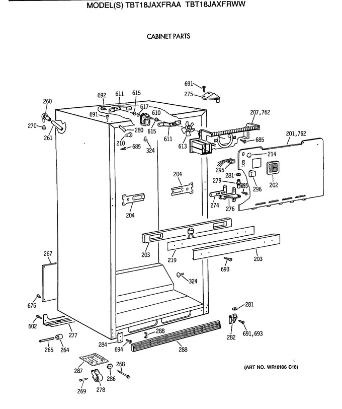 Diagram for TBT18JAXFRWW