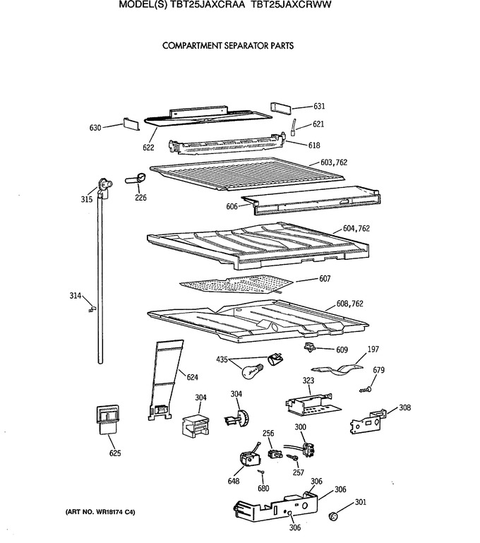 Diagram for TBT25JAXCRWW