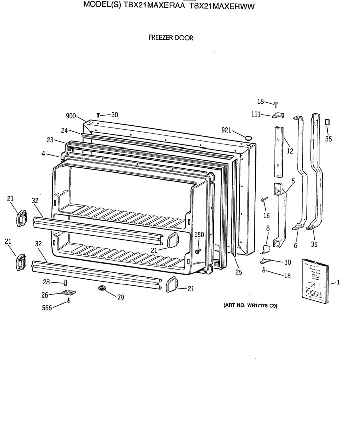 Diagram for TBX21MAXERWW