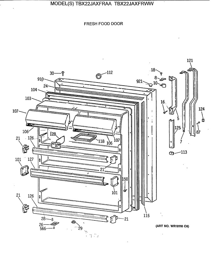 Diagram for TBX22JAXFRWW