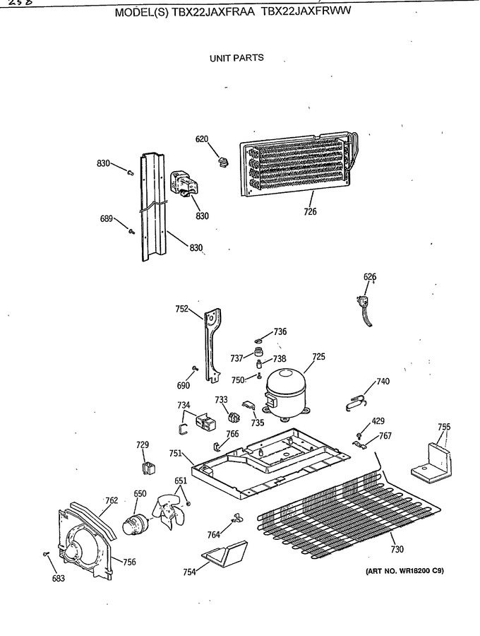 Diagram for TBX22JAXFRAA