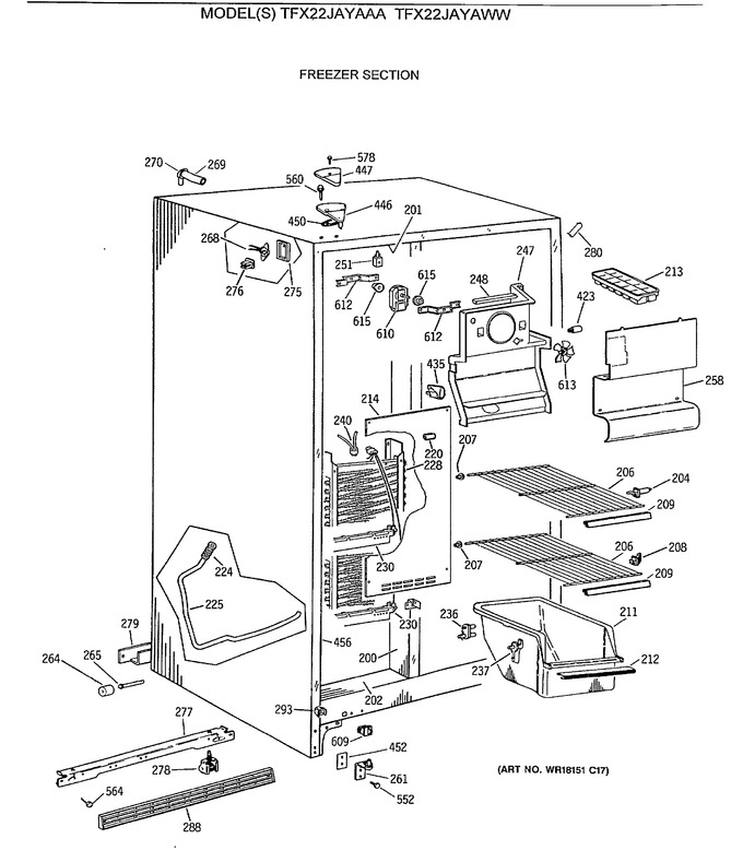 Diagram for TFX22JAYAWW