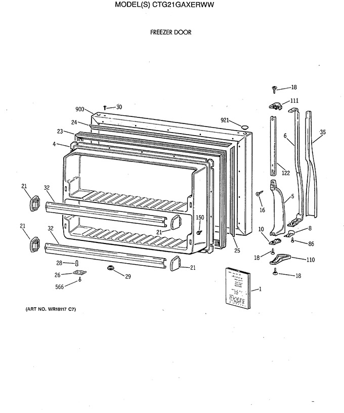 Diagram for CTG21GAXERWW