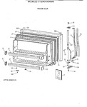 Diagram for 1 - Freezer Door