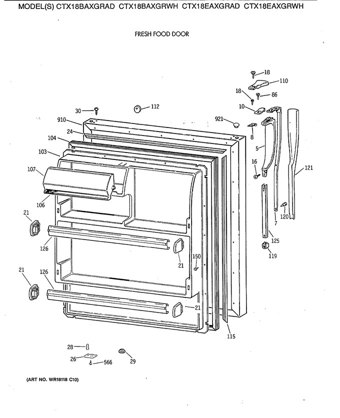 Diagram for CTX18EAXGRWH