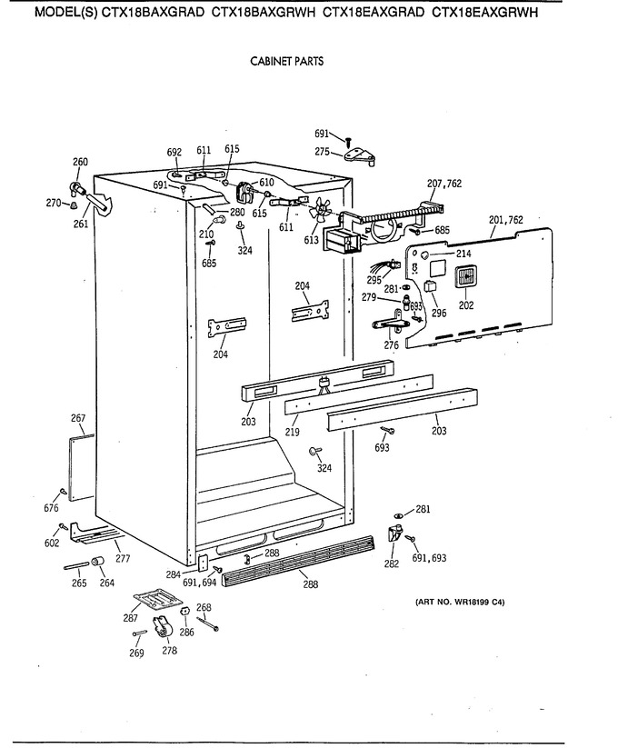 Diagram for CTX18EAXGRWH