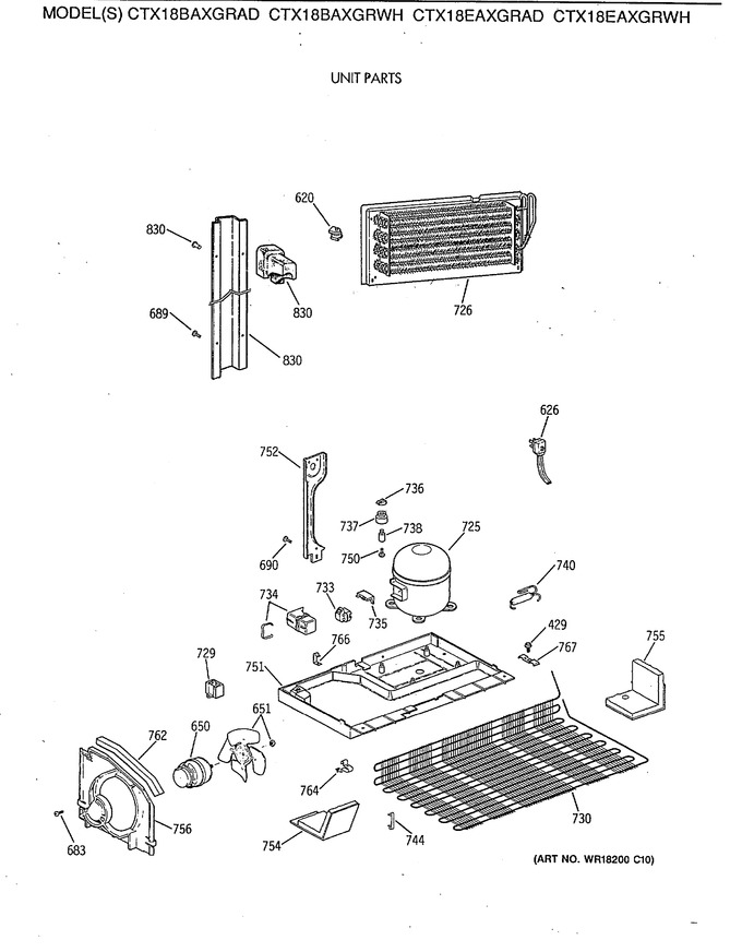 Diagram for CTX18EAXGRAD