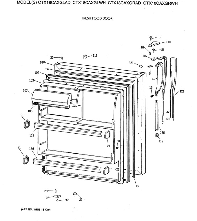 Diagram for CTX18CAXGLWH