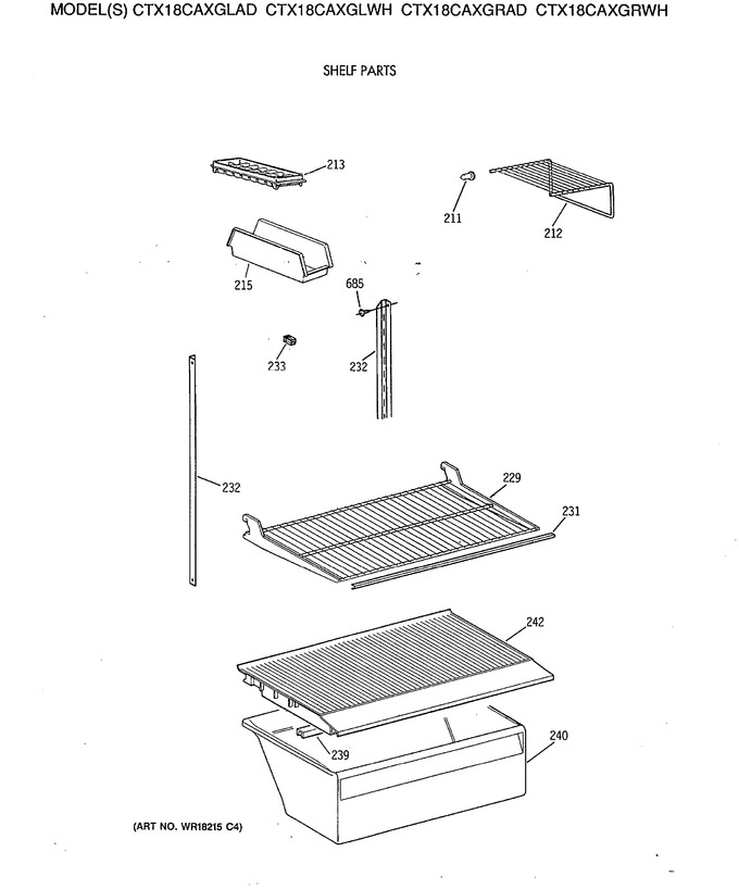 Diagram for CTX18CAXGLAD