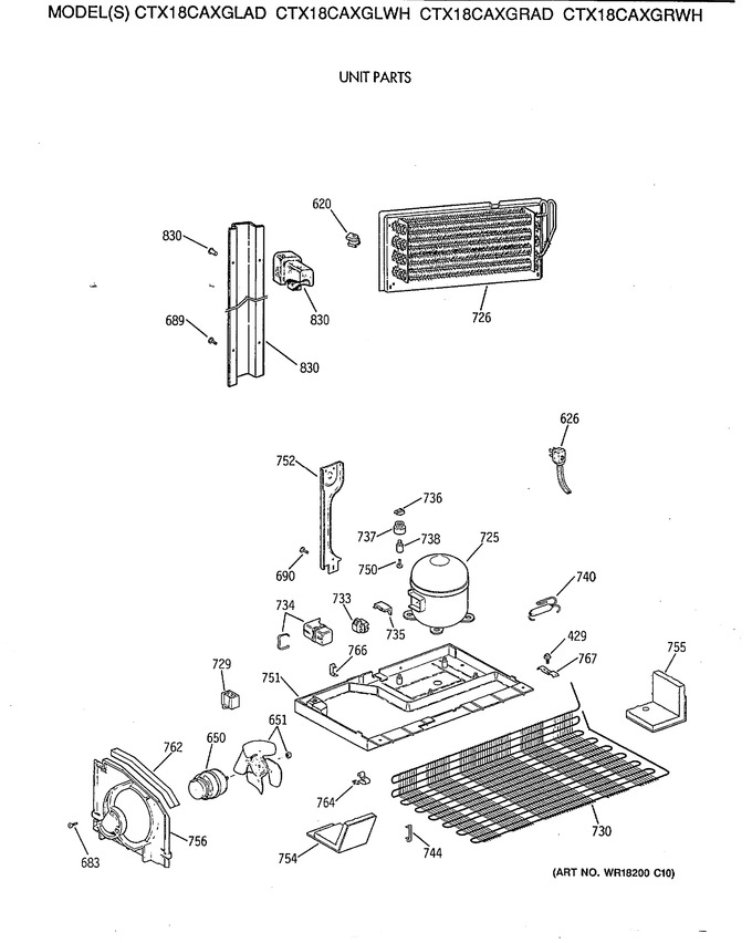 Diagram for CTX18CAXGLWH