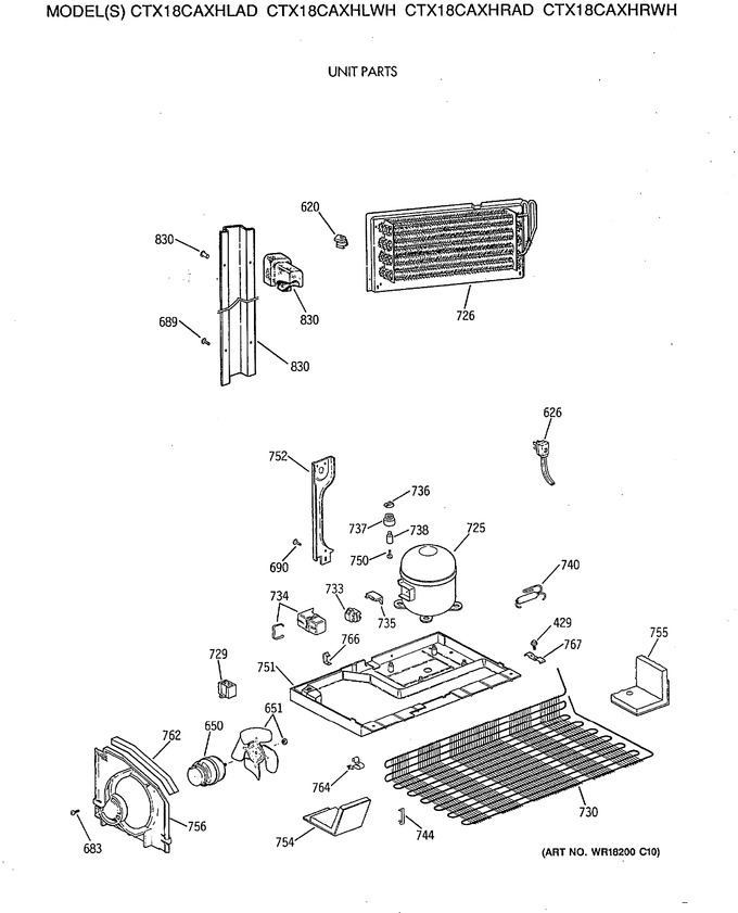 Diagram for CTX18CAXHLWH