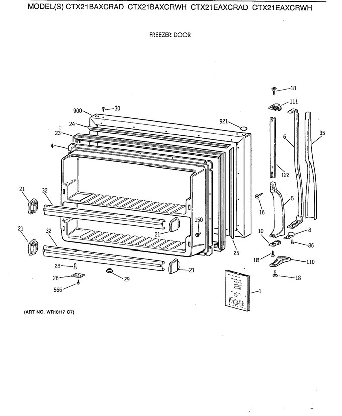 Diagram for CTX21EAXCRAD