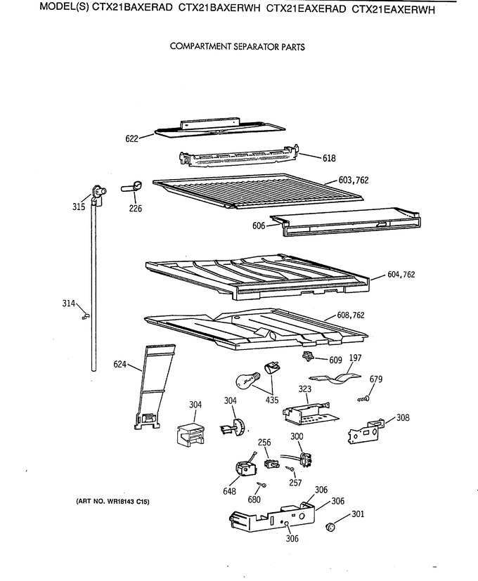 Diagram for CTX21BAXERWH