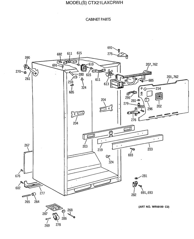 Diagram for CTX21LAXCRWH