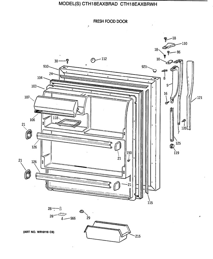 Diagram for CTH18EAXBRWH