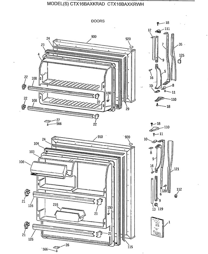 Diagram for CTX16BAXKRWH