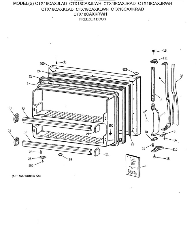 Diagram for CTX18CAXJRWH