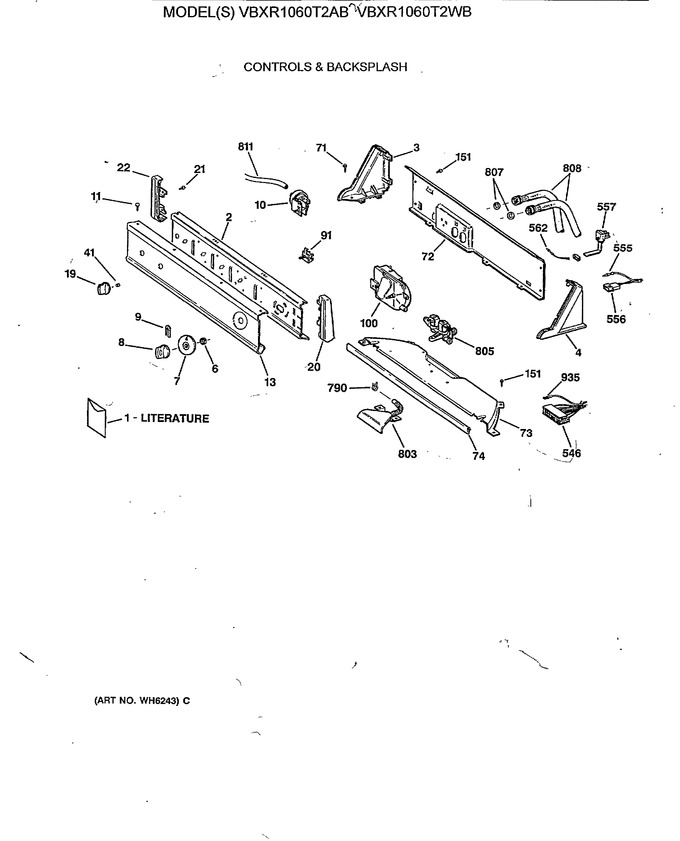 Diagram for VBXR1060T2WB