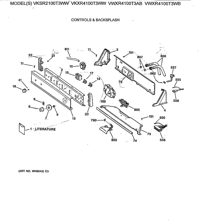 Diagram for VWXR4100T3WB