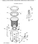 Diagram for 3 - Tub, Basket & Agitator