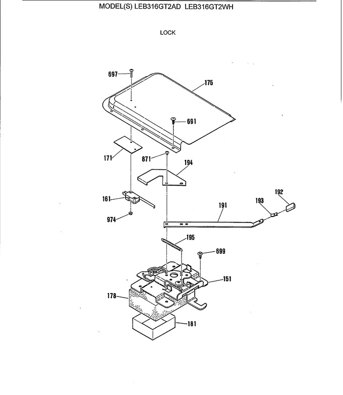 Diagram for LEB316GT2WH