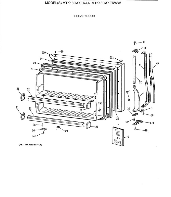 Diagram for MTK18GAXERWW