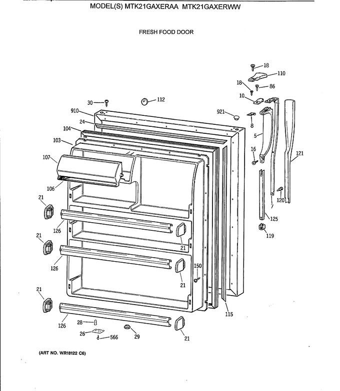 Diagram for MTK21GAXERWW