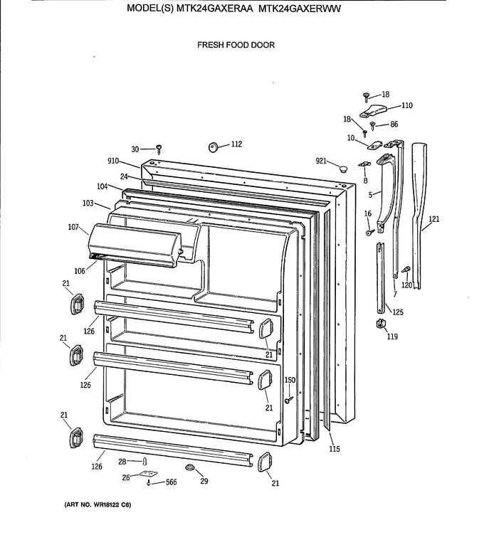 Diagram for MTK24GAXERWW