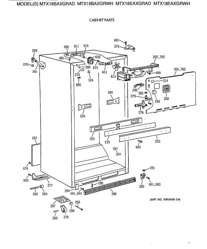 Diagram for MTX18BAXGRAD