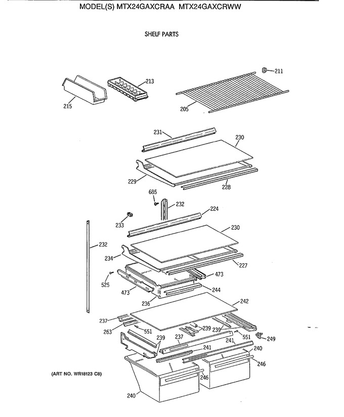 Diagram for MTX24GAXCRWW