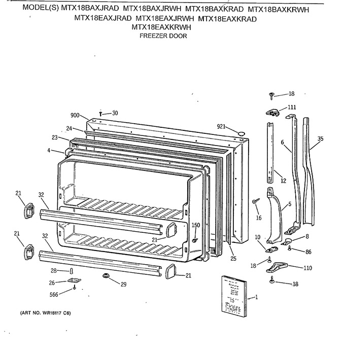 Diagram for MTX18BAXKRWH