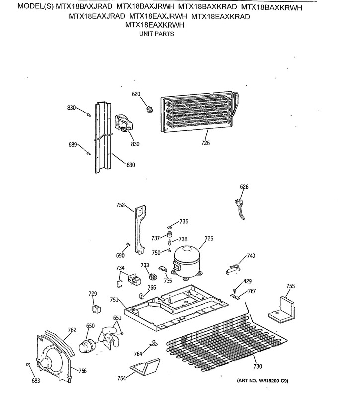 Diagram for MTX18BAXJRAD