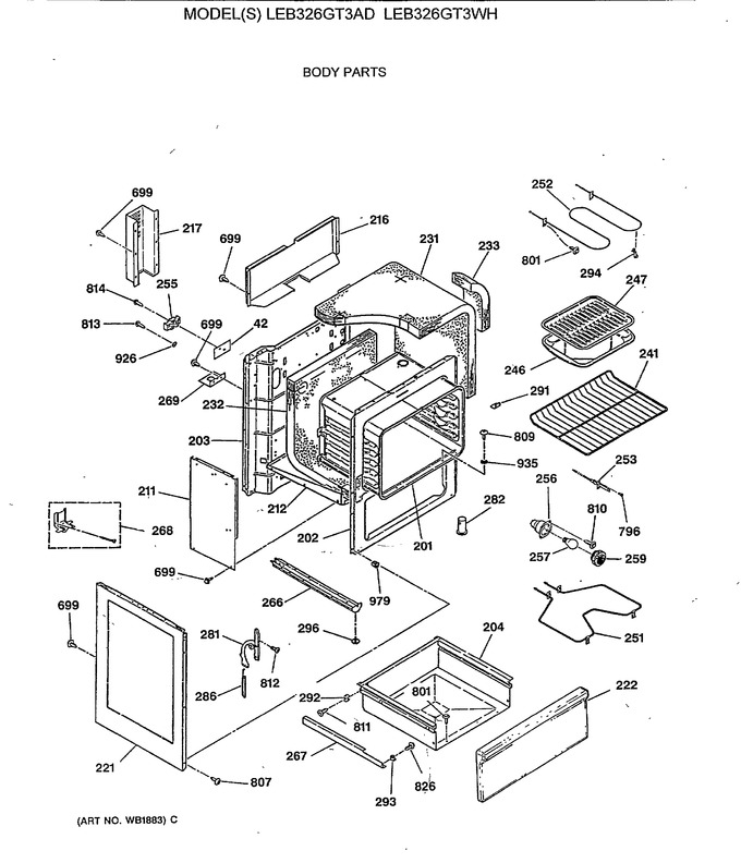 Diagram for LEB326GT3WH