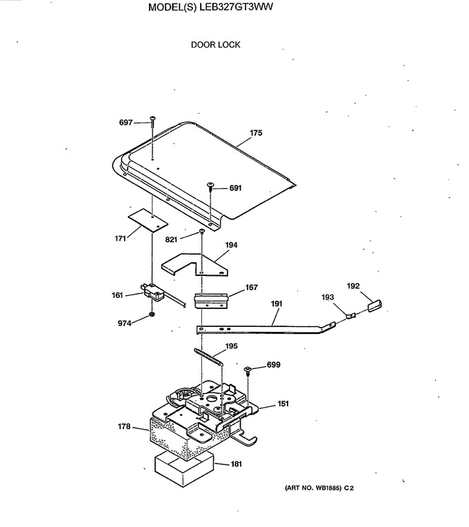 Diagram for LEB327GT3WW