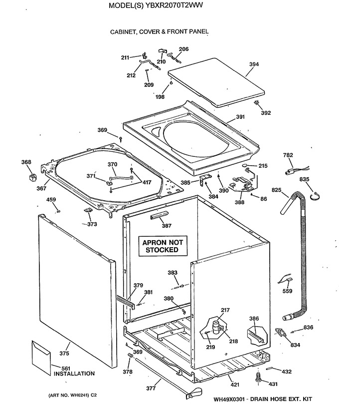 Diagram for YBXR2070T2WW