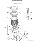 Diagram for 3 - Tub, Basket & Agitator