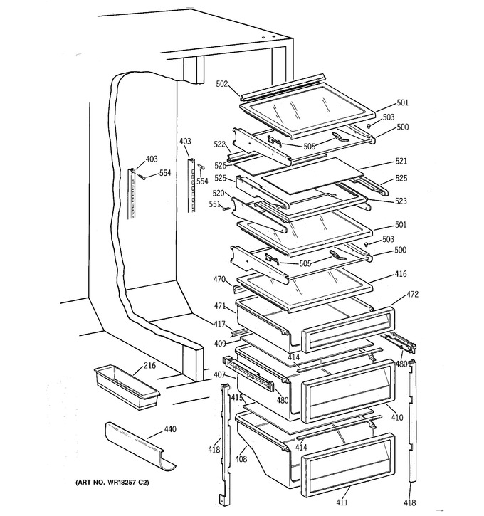 Diagram for TPX21PRXFBB