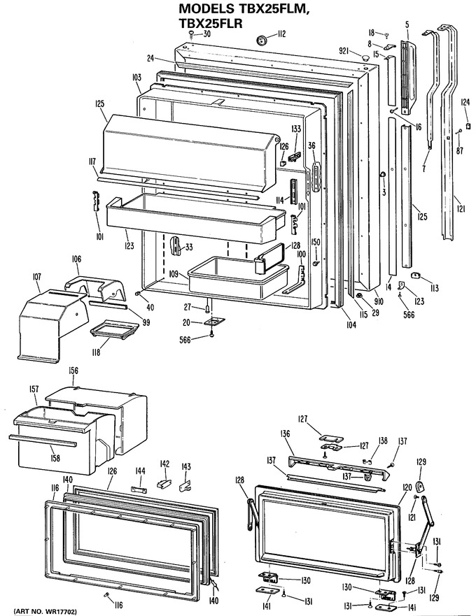 Diagram for TBX25FLRLAD