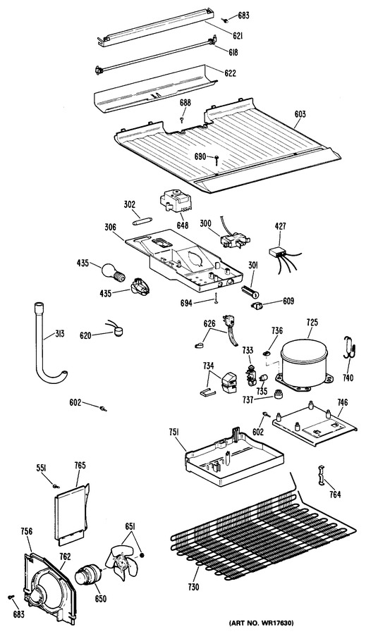 Diagram for TBX16APCRWH