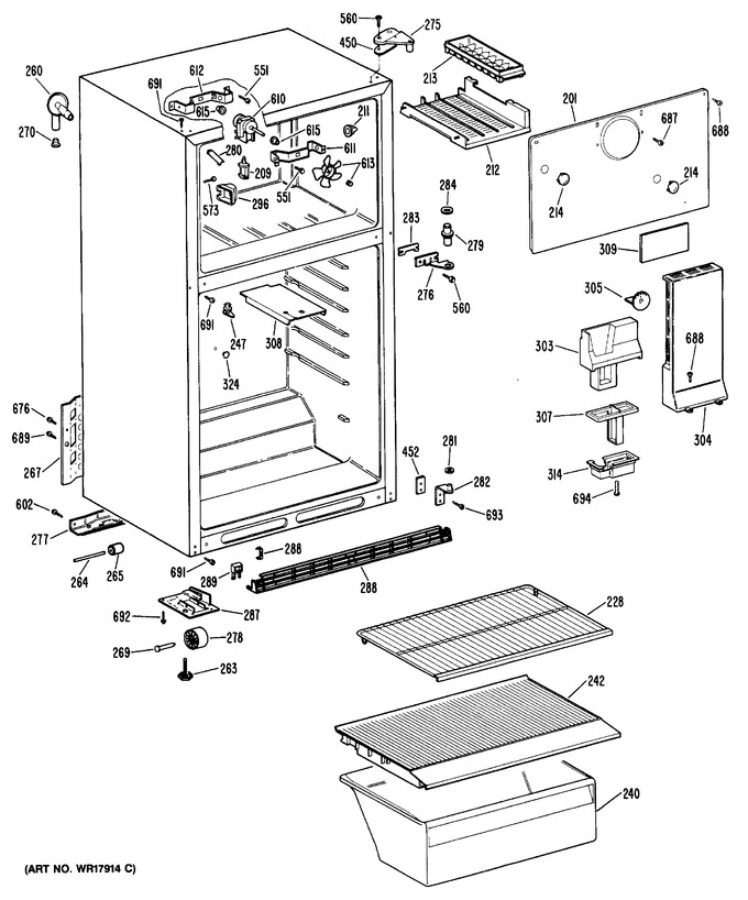 Diagram for TBH15SPHRAD