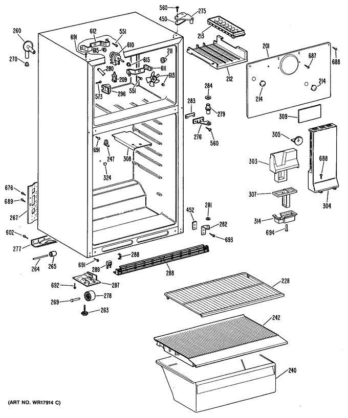 Diagram for TBX16SPHLAD