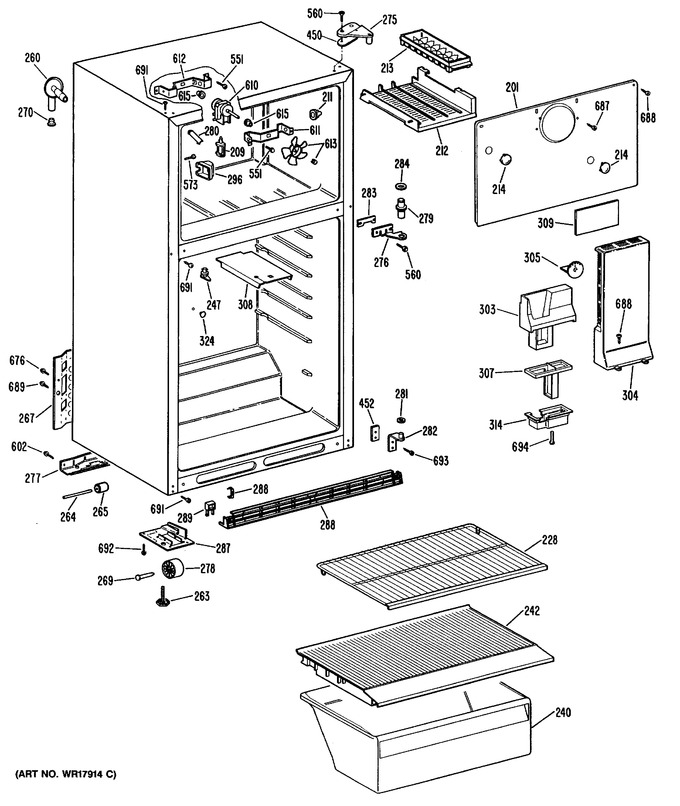 Diagram for TBXY16SPGLWH