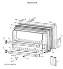 Diagram for 1 - Freezer Door