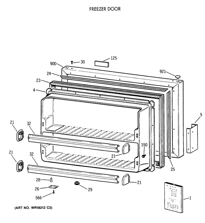 Diagram for CTX18LAXCRWH