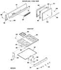 Diagram for 2 - Backsplash/oven Door