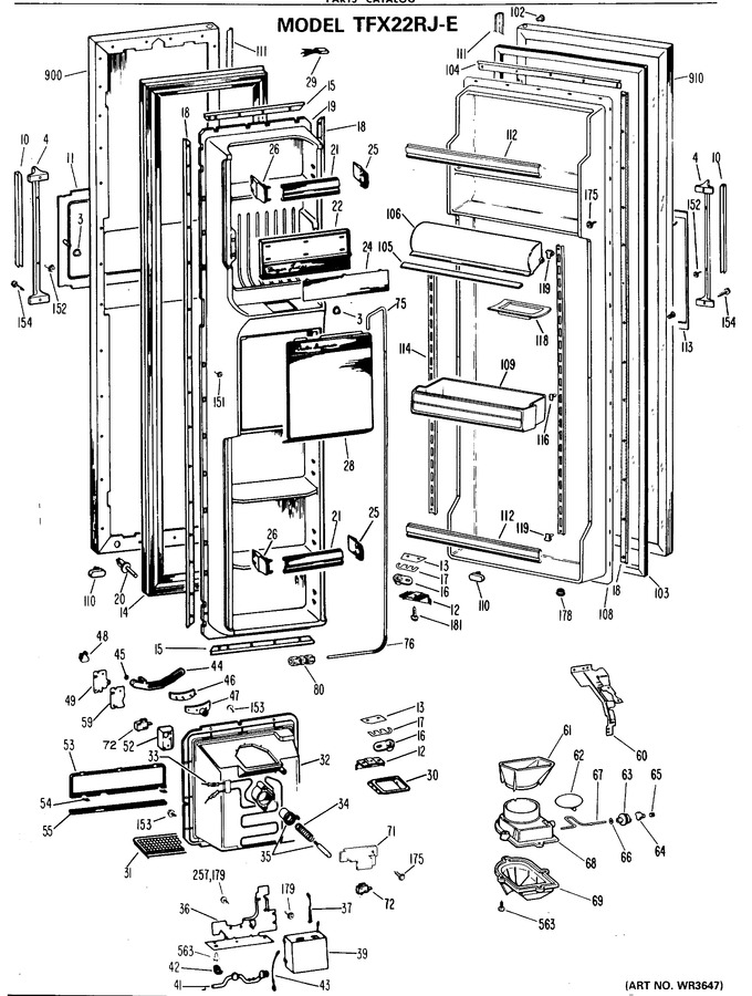 Diagram for TFX22RJE