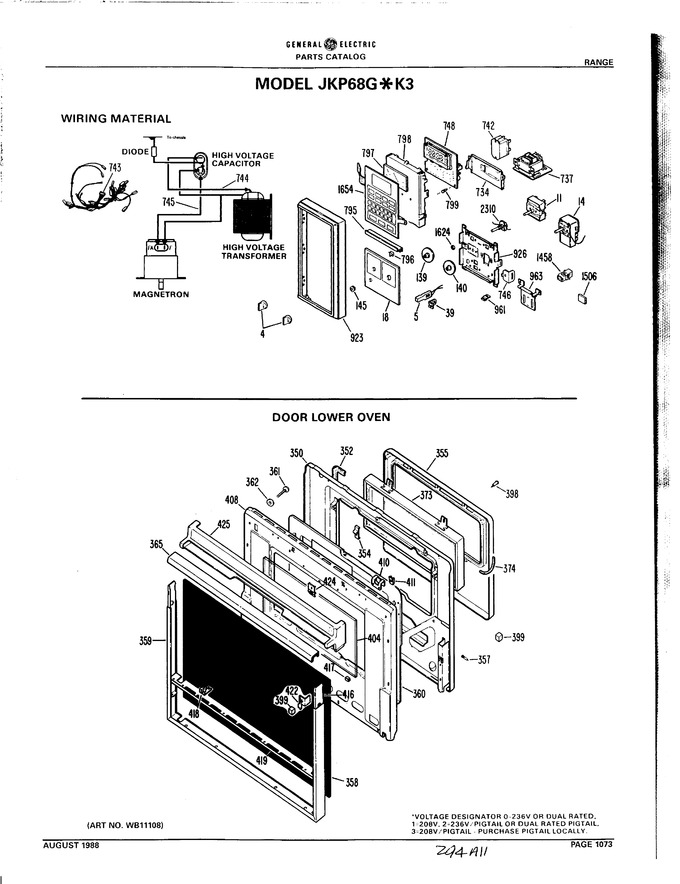 Diagram for JKP68G*K3