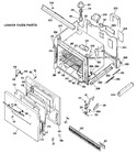 Diagram for 3 - Lower Oven Parts